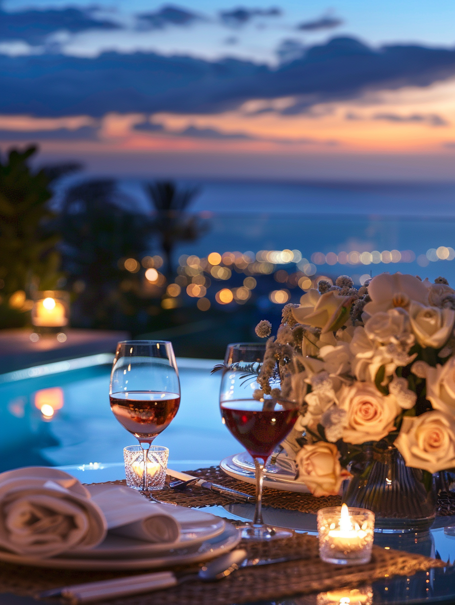 Private night atmosphere